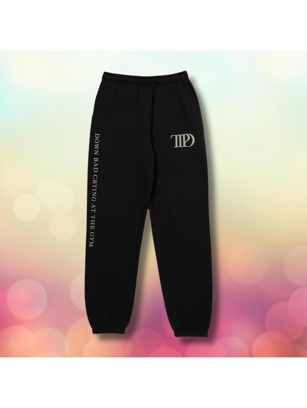 Taylor Swift TTPD Down Bad Crying At The Gym Sweatpants XS